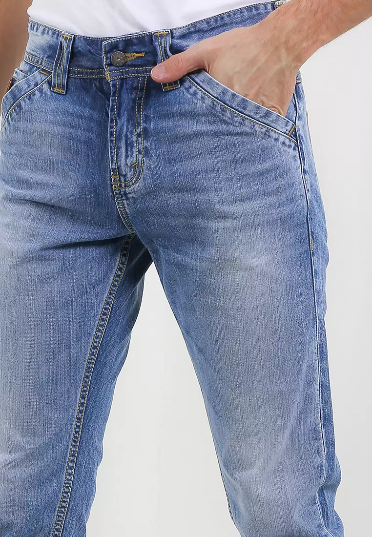 Slim Fit Denim Pants CFL087E