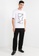 ck Calvin Klein white Initial Logo Print Tee 5CD8DAA33B9B20GS_4