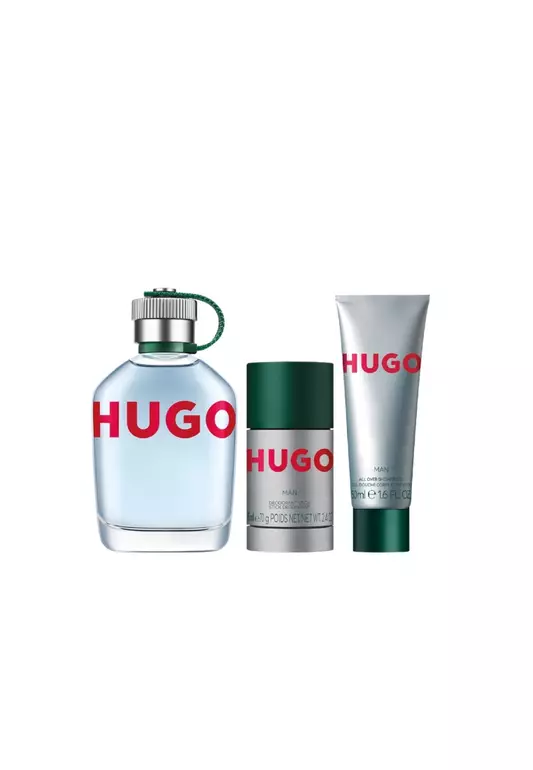 HUGO Men's 3pc HUGO Man Eau de Toilette Festive Gift Set | by HUGO BOSS Fragrances - EDT For Men