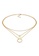 ELLI GERMANY gold Necklace Layer Circle Pendant Twisted Timeless Trend Blogger Gold Plated 99D44AC58A132EGS_2