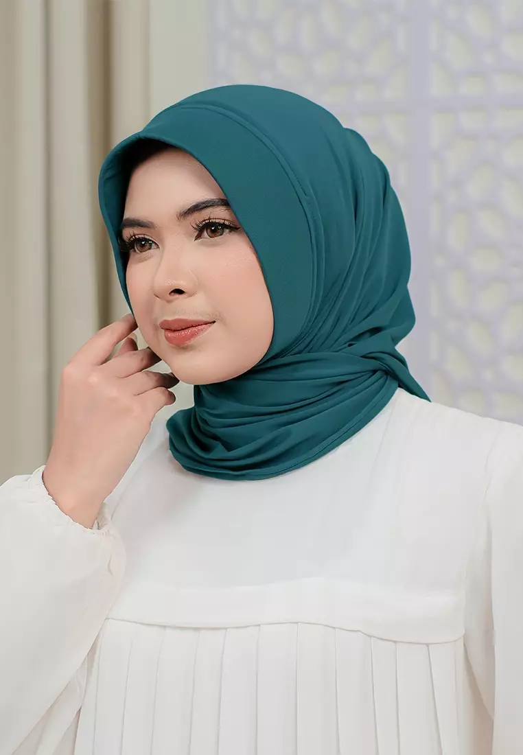 HIJAB INSTAN SOFTPAD AMEENA - EMERALD