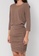 Vero Moda brown Molly Emmy 3/4 Short Dress FB84DAA64CBEB8GS_3