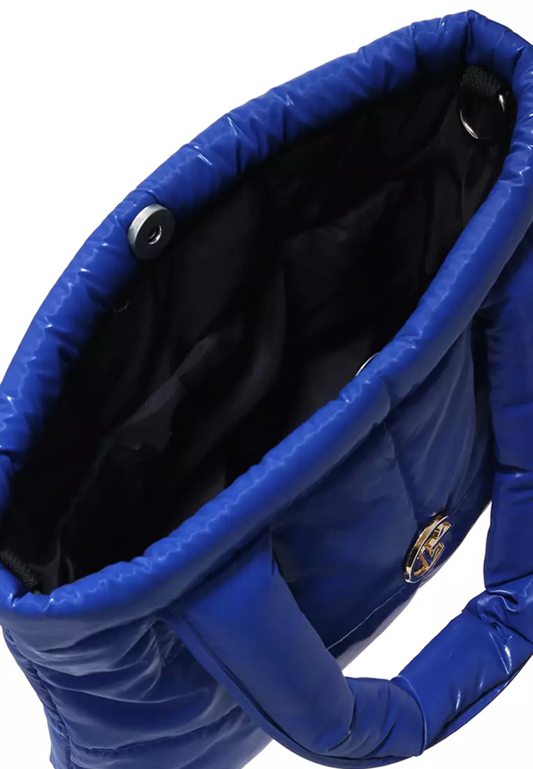 Angelina Pillow Puffy Bag Smooth Texture And High Quality - Royal Blue