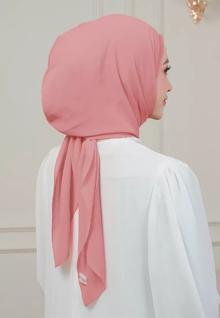 HIJAB INSTAN MAGNET SYIFA - MODERATE ROSE