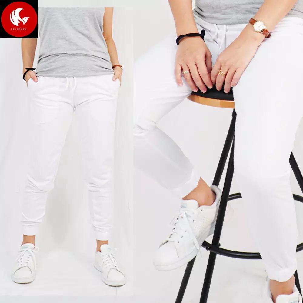 OKECHUKU Felis - Celana Panjang Wanita Joger Training Olahraga Korean Style Model Korea
