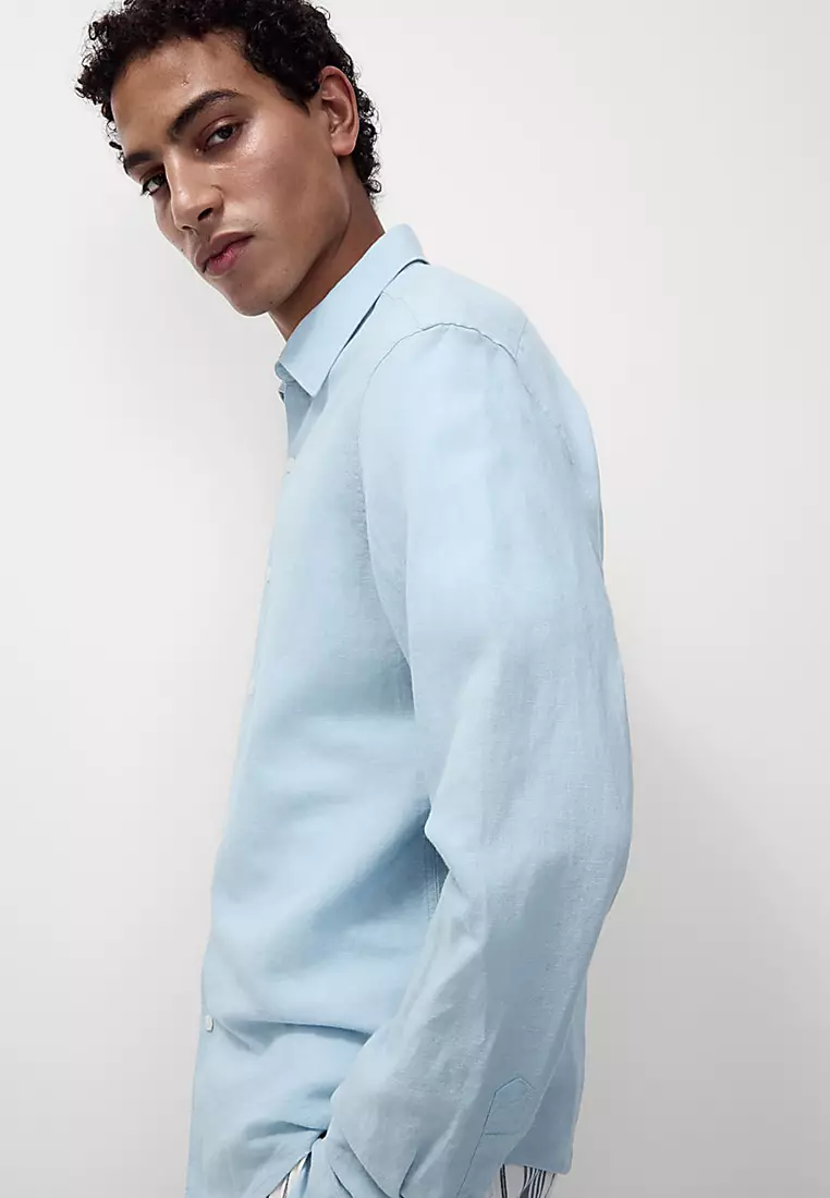 Cotton Linen Blend Shirt