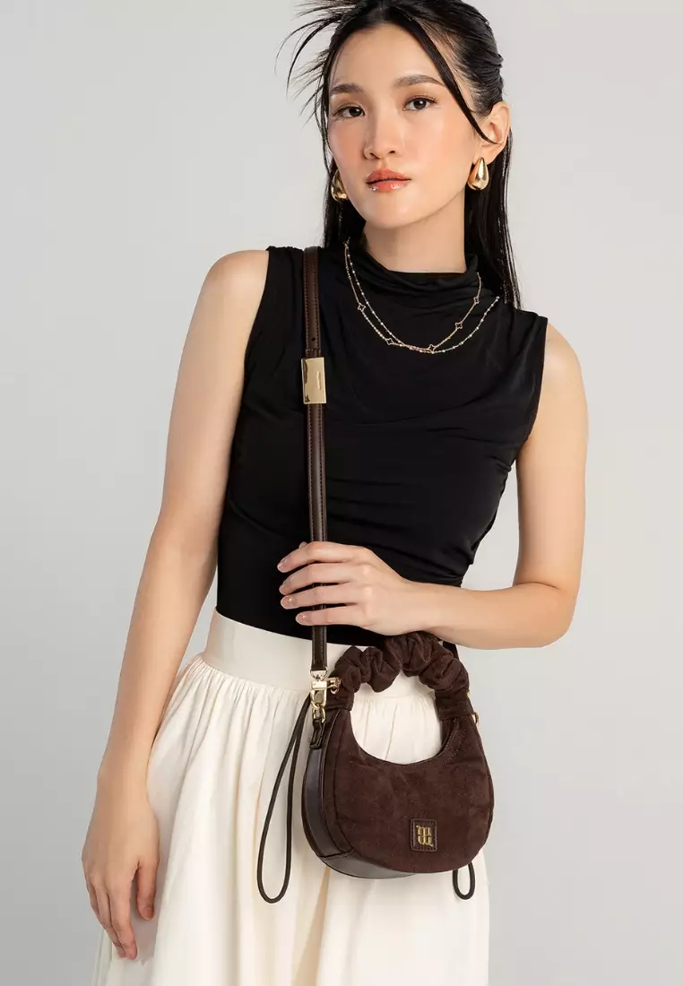 Fuffa Micro 2.0 Bag Suede - Dark Oak