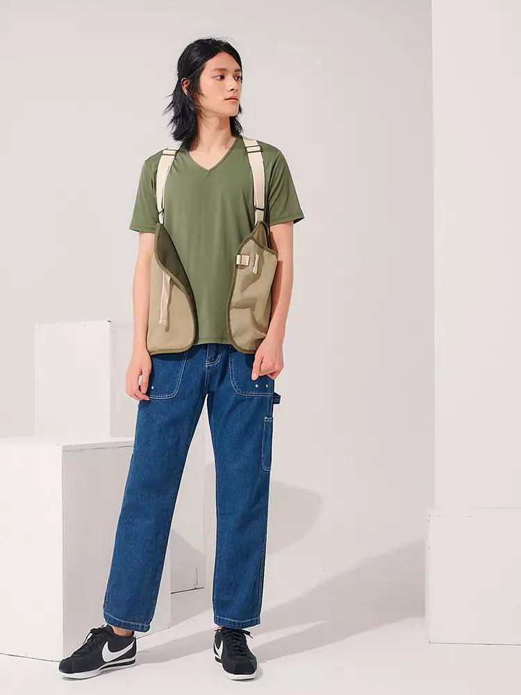 涼感．冰咖啡紗抗UV短袖上衣《KL0695》