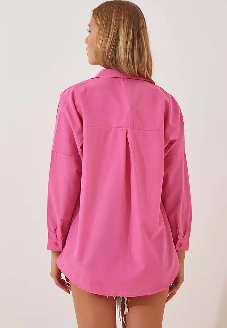 Oversize Long Basic Shirt