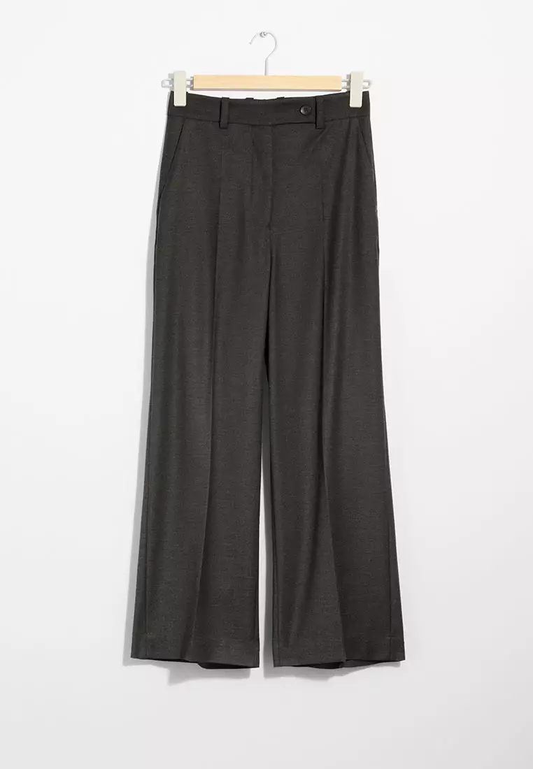 Cropped Tailored Trousers