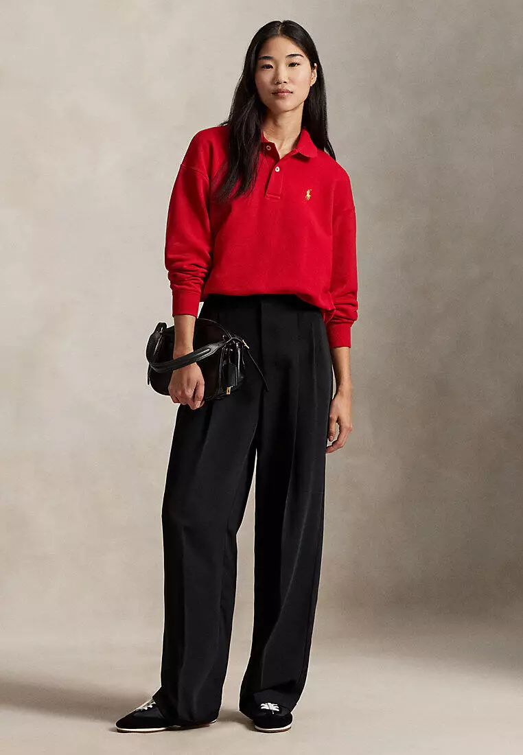 Buy Polo Ralph Lauren Fleece Long-Sleeve Polo 2026 Online | ZALORA
