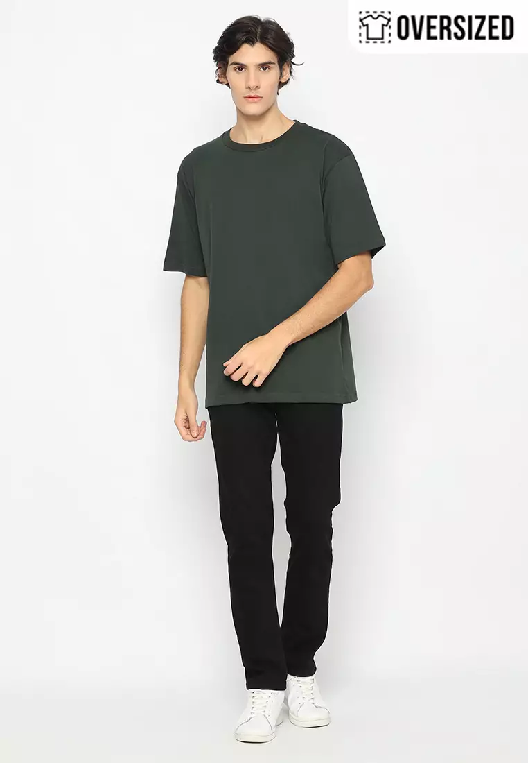 RBJ T-Shirt Cotton Combed Polos Oversized Pria 2079250001