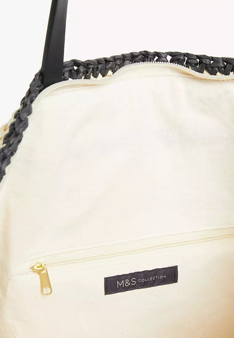 Straw Woven Tote Bag