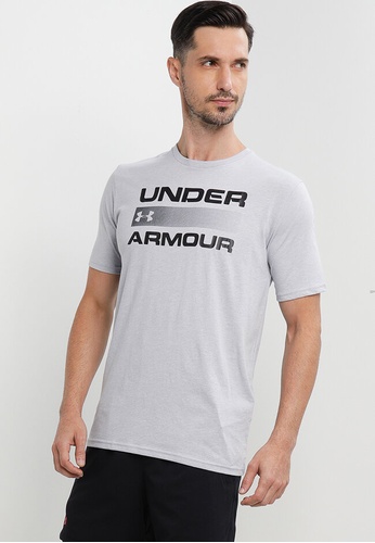 Under Armour grey UA Team Issue Graphic Tee 97BFCAA1CD82EDGS_1