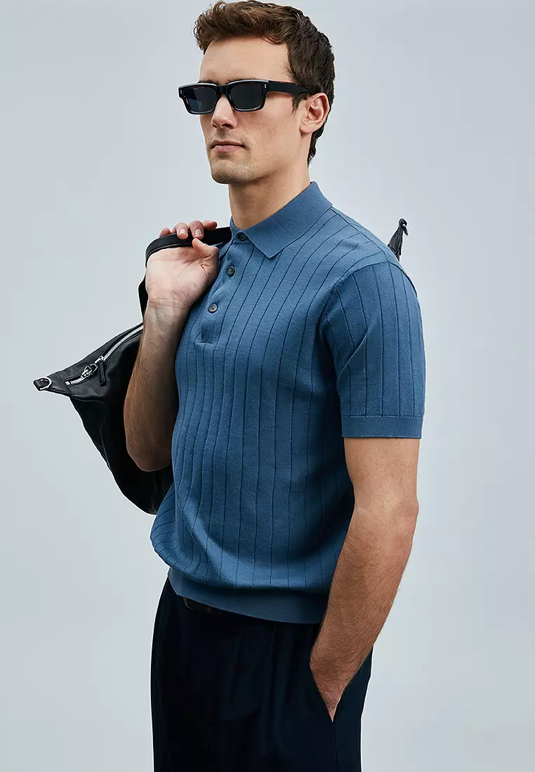 Knit Polo Shirt