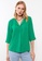 LC WAIKIKI green Flat Collar Women's Blouse E2025AA2019CD6GS_1