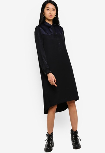 Buy Scotch Soda Straight Fit Dress With Western Details And Embellishments Online On Zalora Singapore