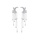 Glamorousky white Fashion Simple Moon Tassel Earrings with Cubic Zirconia C26A7ACDA70853GS_1