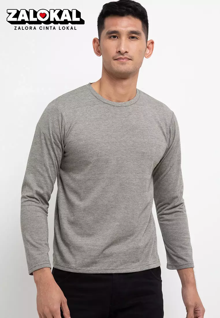 Basic Atasan Long Sleeve Terry