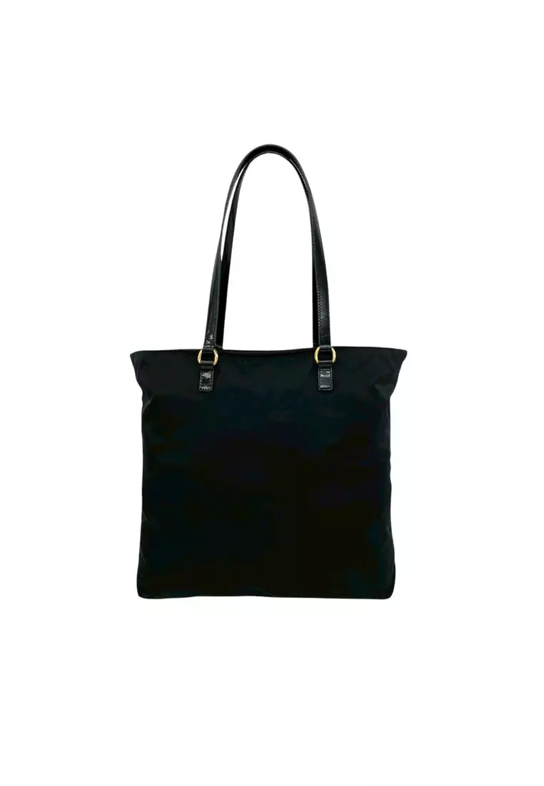 Pre-Loved Prada Embellished Tessuto Tote