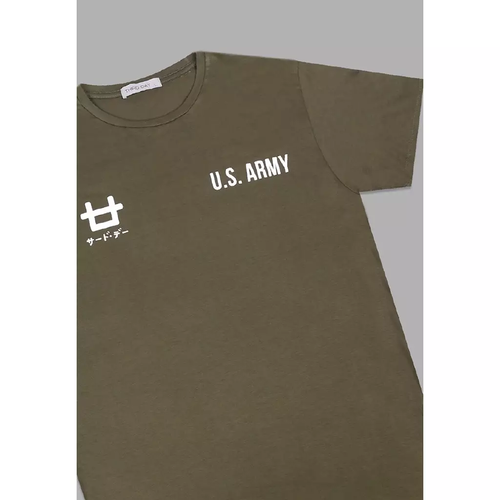 MT879R s/s Kaos Pria Men US Army Logo ga