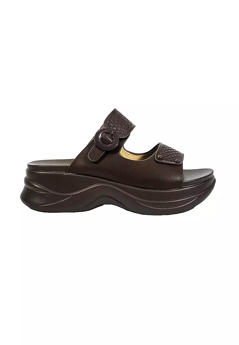Discount on Mario D' boro Runway  shoes - SKU: Women's Flats Sandals LY 27144 Very Dark Brown C65