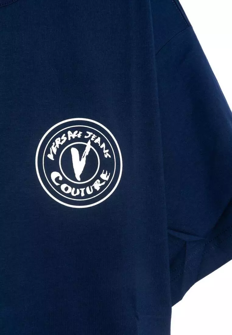 Embroidered V-Emblem T-Shirt