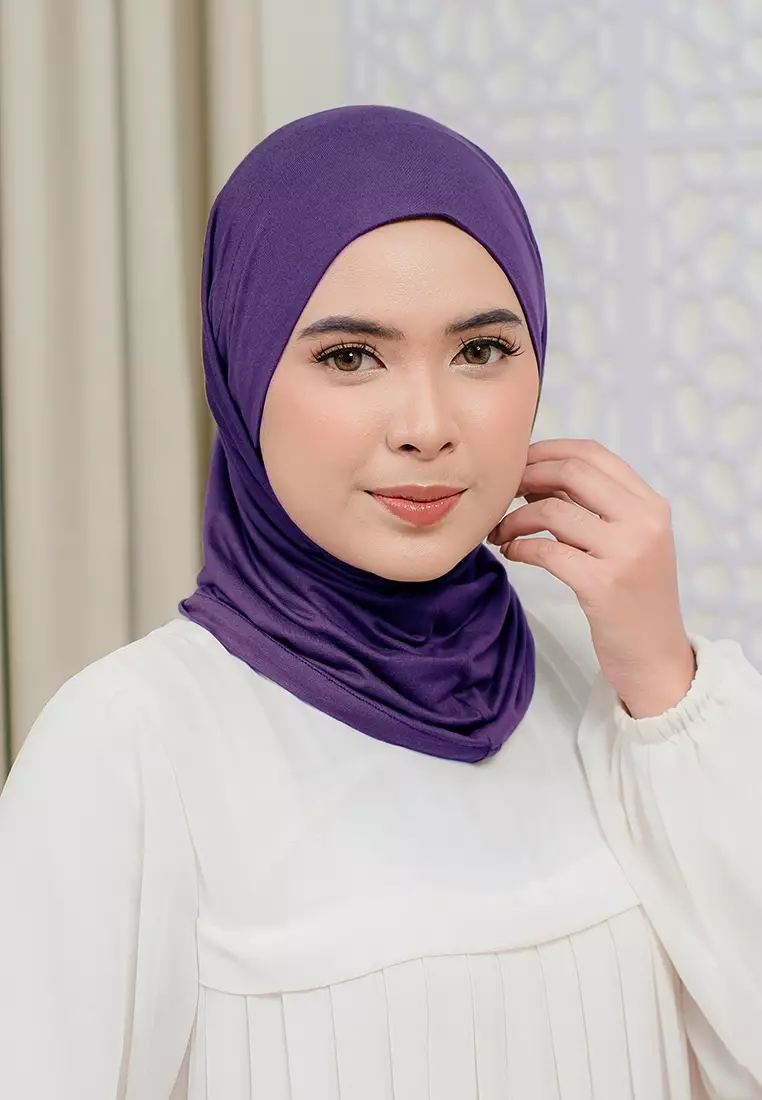 HIJAB INSTAN LUMA - DARK PURPLE