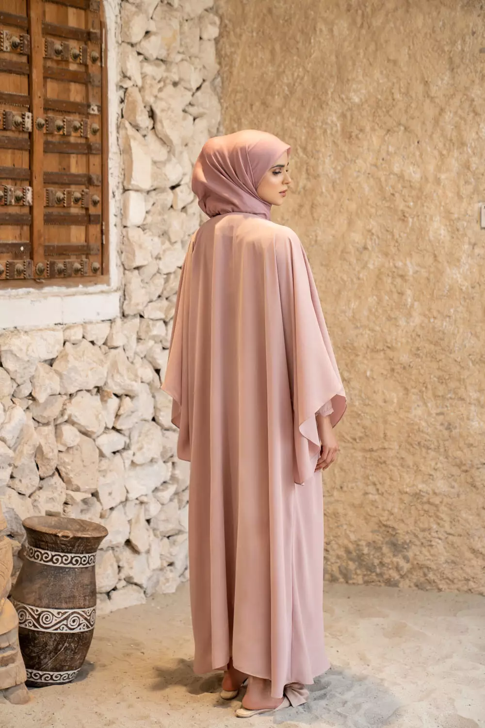 Klamby - Marella Abaya Dusty Rouge