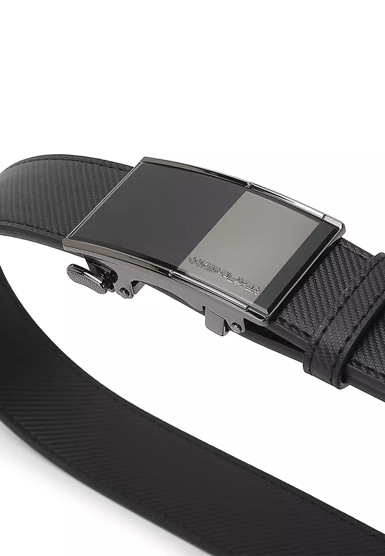 35mm Automatic Buckle Belt - Black