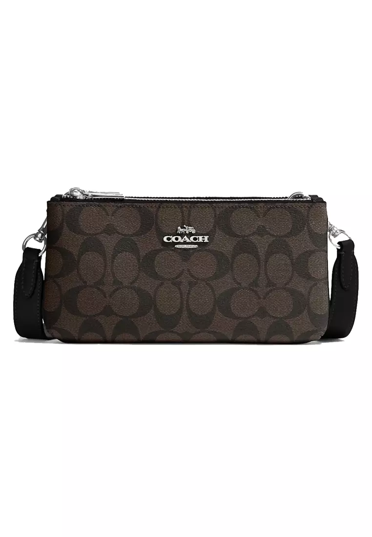 Coach crossbody clearance double zip