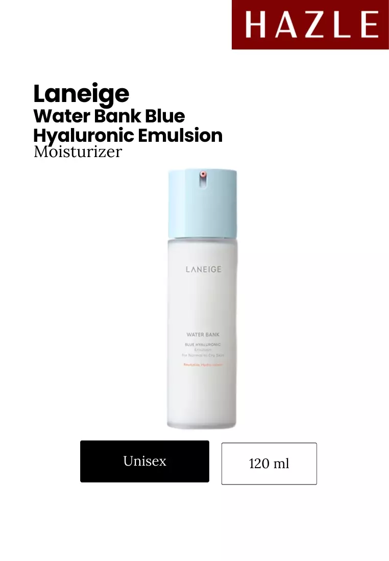 Laneige Water Bank Blue Hyaluronic Emulsion Normal to Dry Skin - 120ml