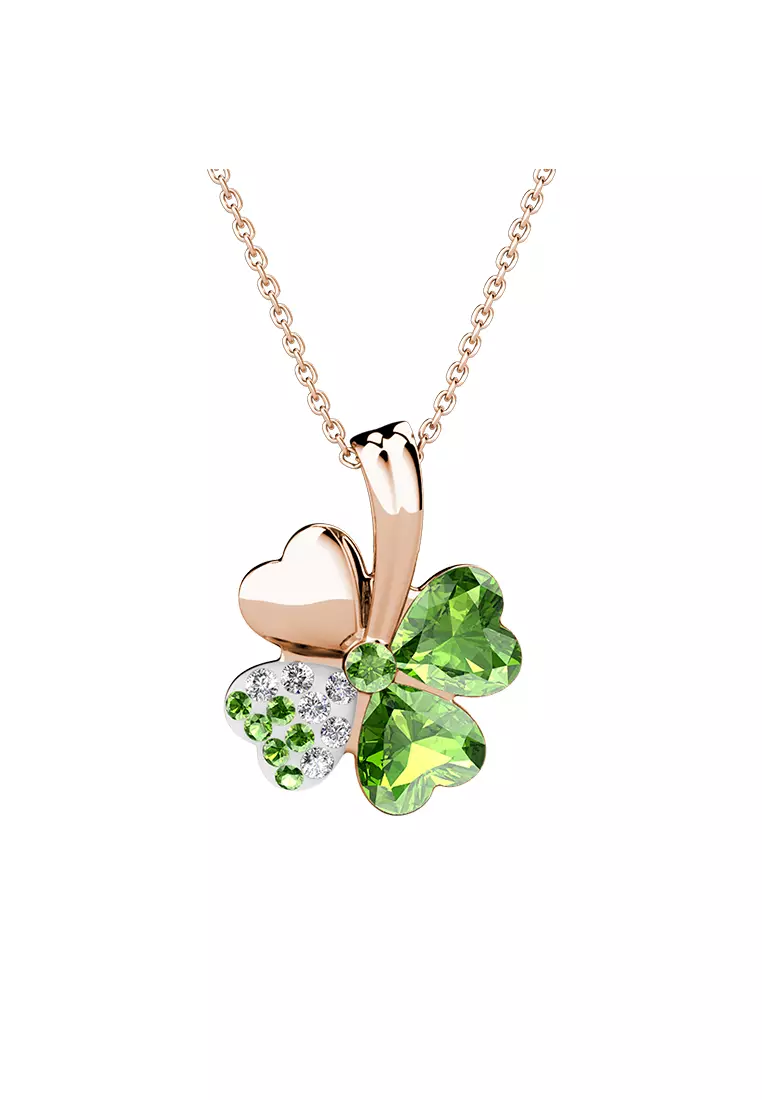Buy Her Jewellery Her Jewellery Four Leaf Clover Pendant Green