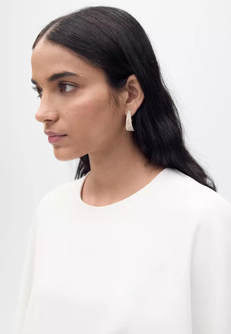 Mango Asymmetrical Round-Neck Cape 2025 | Buy Mango Online
