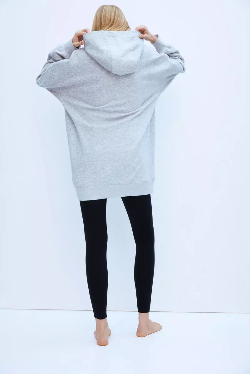 Oversized hooded dress