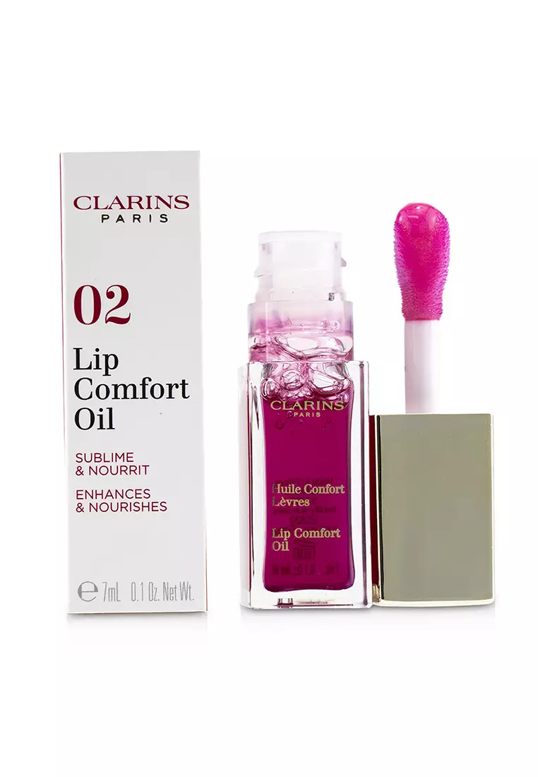 CLARINS - Lip Comfort Oil - # 02 Raspberry 7ml/0.1oz
