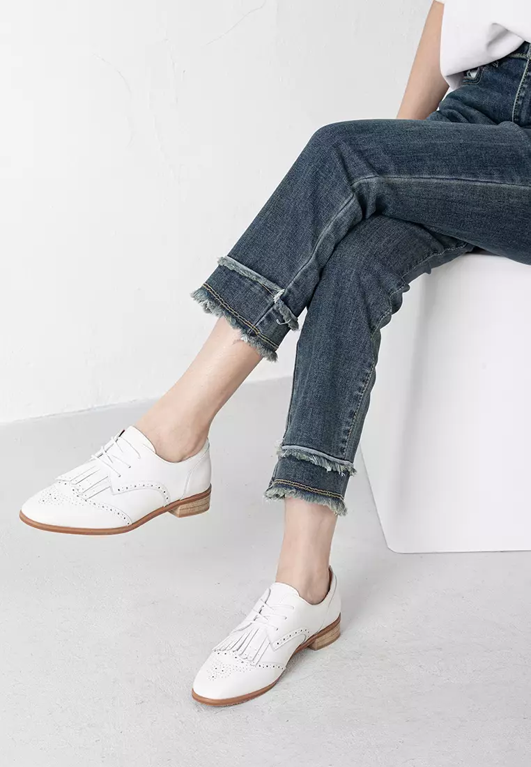 Brogue Leather Tassel Derbys TH926-3