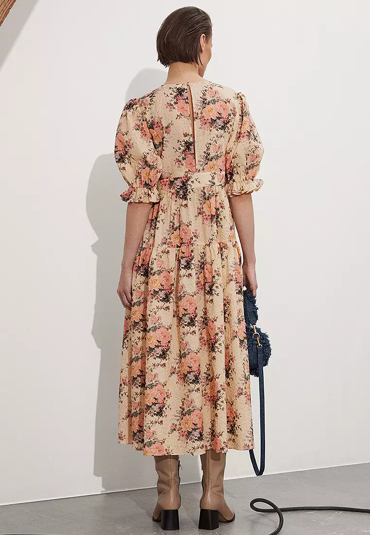 & Other Stories Puff-Sleeve Midi Dress 2026 | Buy & Other Stories Online |  ZALORA Hong Kong