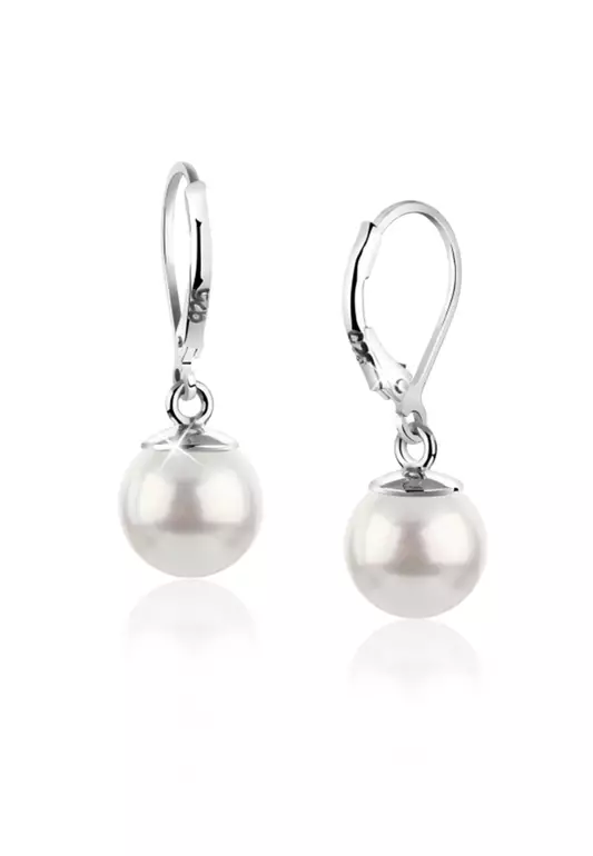 Earrings Elegant Shell Pearl