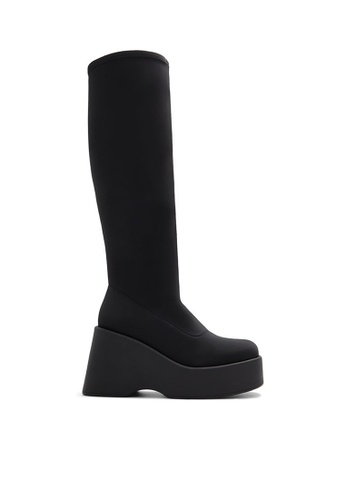 Derved diakritisk Portræt ALDO Axiom Knee High Wedge Boots 2023 | Buy ALDO Online | ZALORA Hong Kong