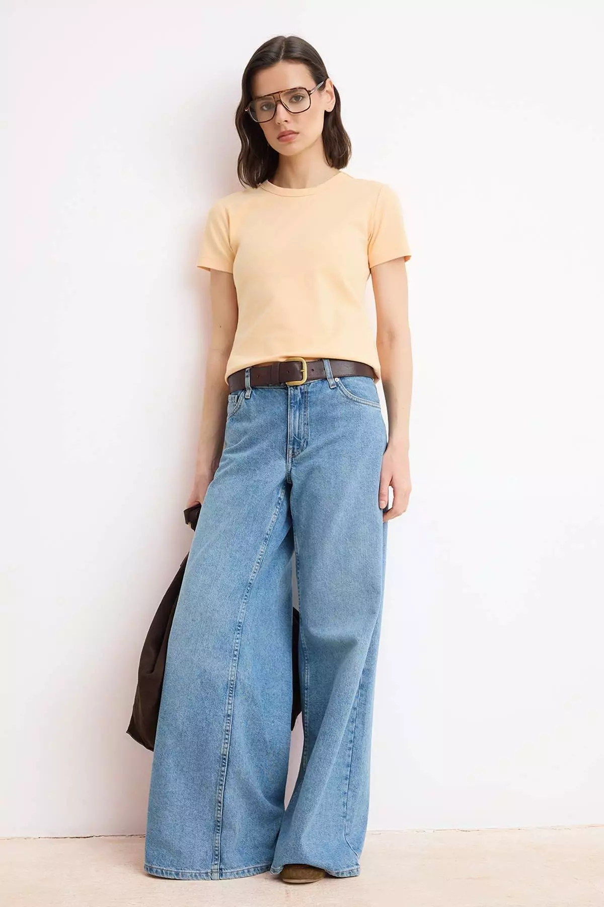 Somon Basic Regular/Normal Fit Short Sleeve Interlock Knitted T-Shirt Twoss26Ts13