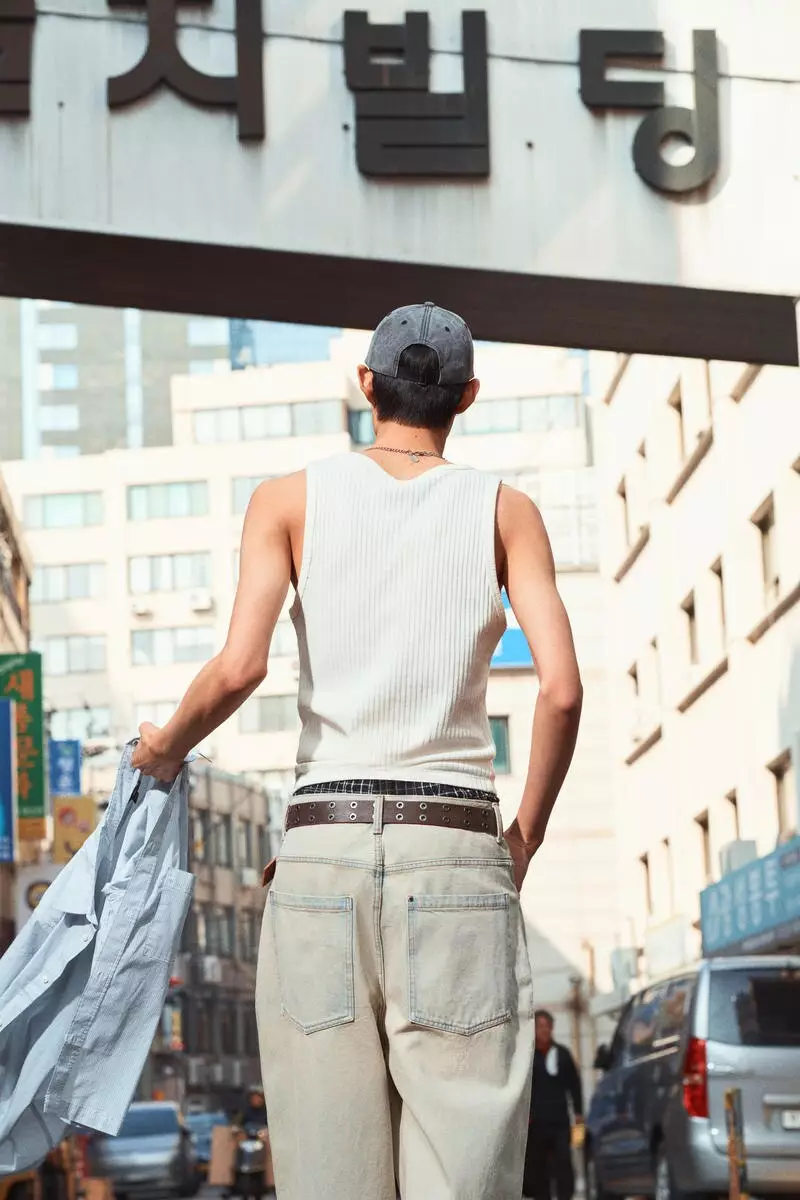 Slim Fit Ribbed vest top