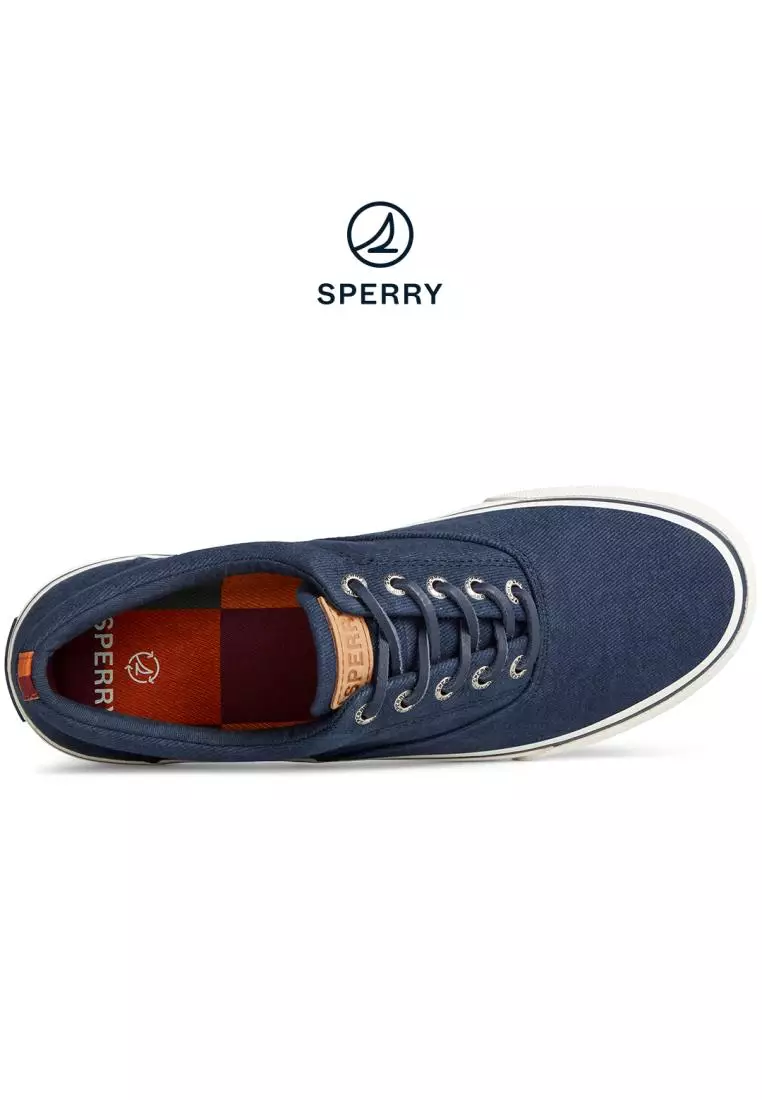 Men's SeaCycled™ Striper II CVO Textile Sneakers - Navy (STS25512)