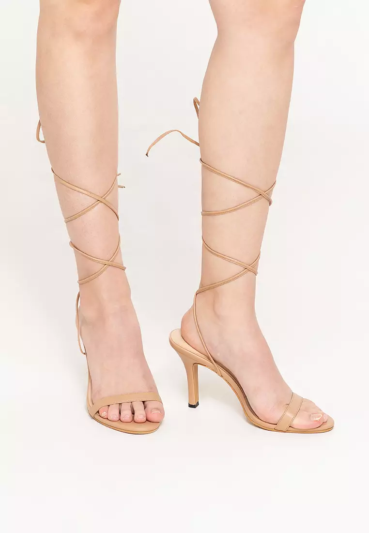 Discount on Carmelletes  shoes - SKU: Tie Up Stiletto Heeled Sandals