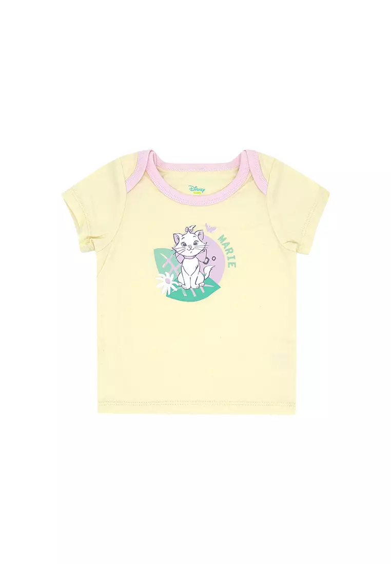 Baby Girl Licensed Newborn 3 Piece Set (Sleepsuit, Regular T-Shirt, Pajama) "Marie"