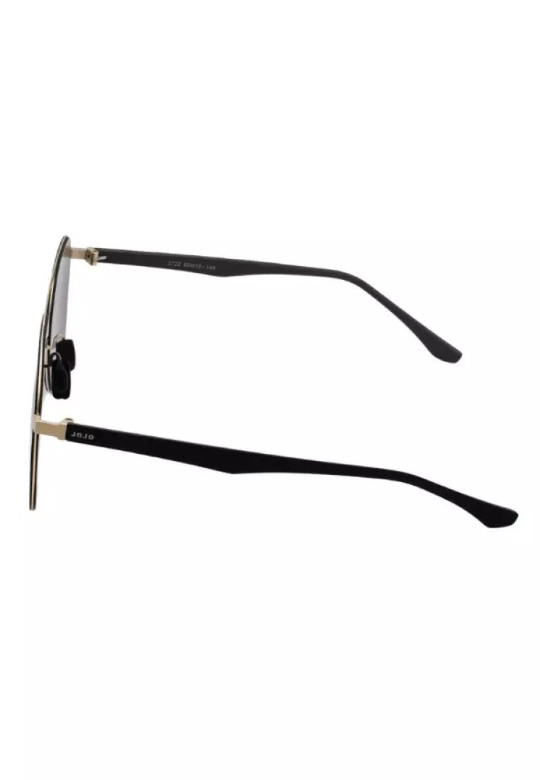 Aviator Slim Frame Flat Lens TR90 Temple Polarized Sunglasses