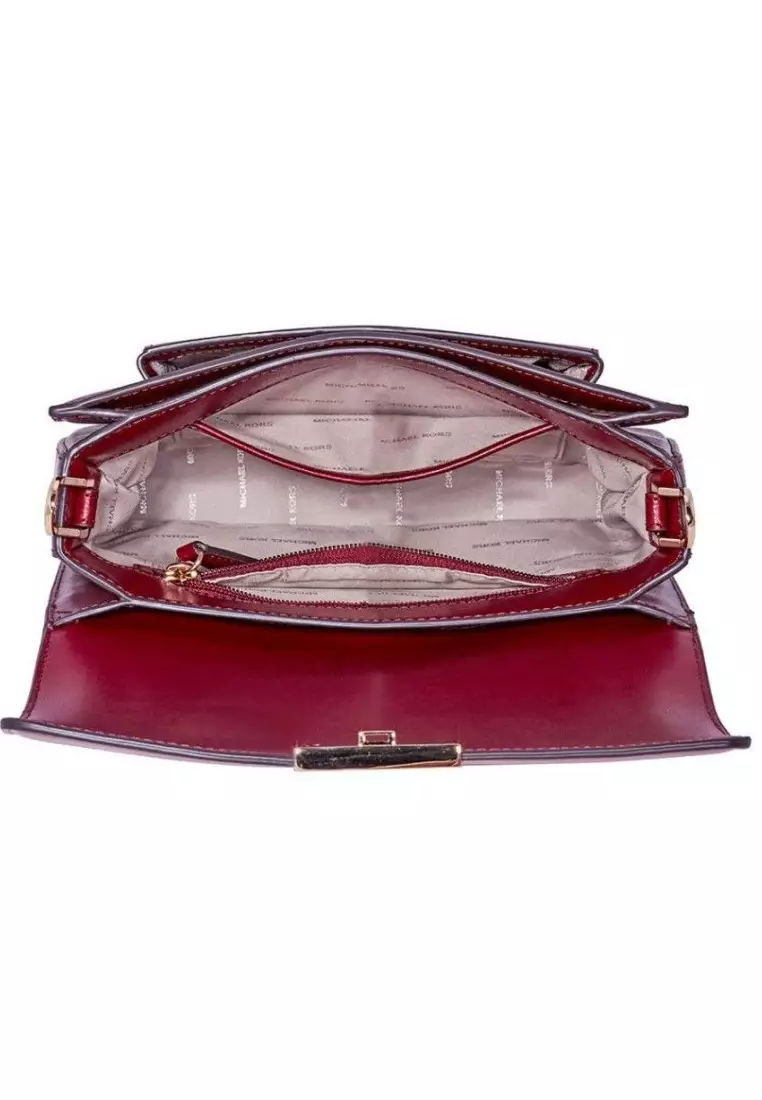 Michael kors top oxblood purse