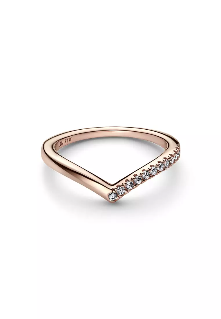 Buy PANDORA Pandora Timeless 14K Rose Gold Plated Wish Half