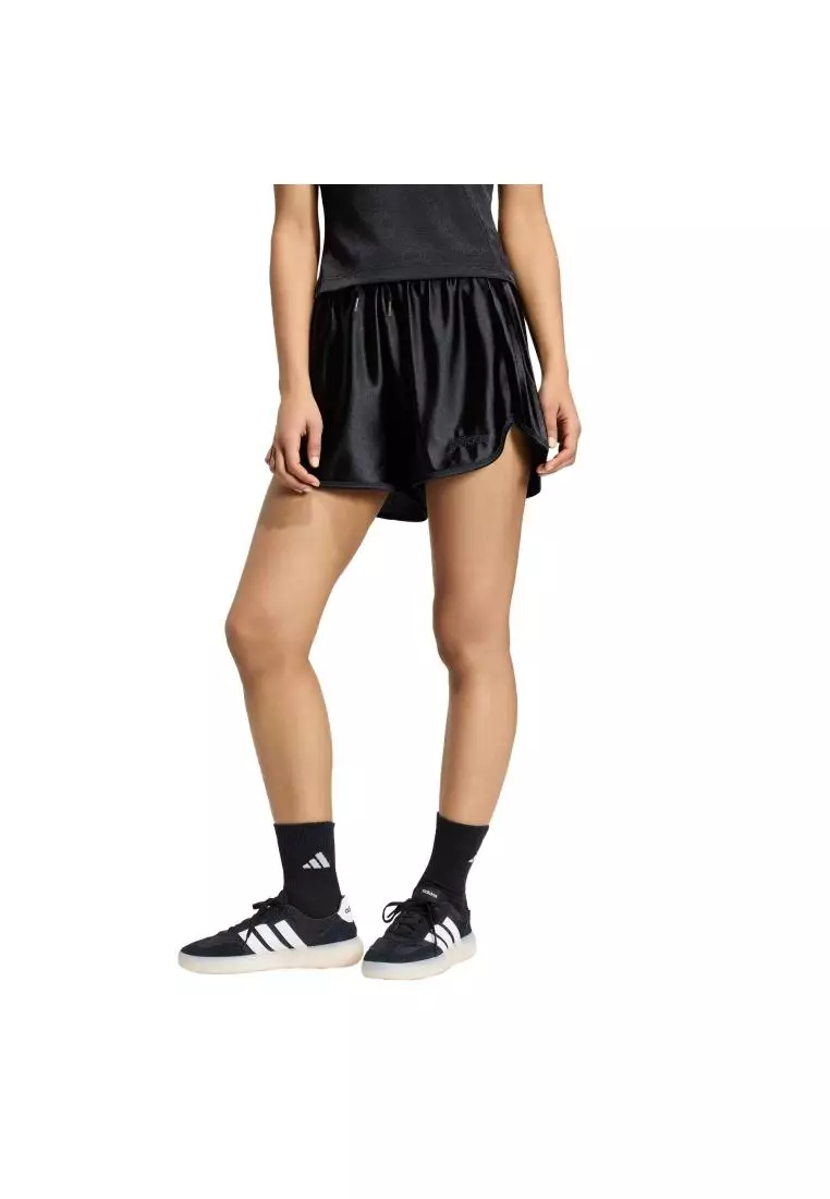 Lifestyle Seasonal Essentials Satin Shorts Women Black KH1605