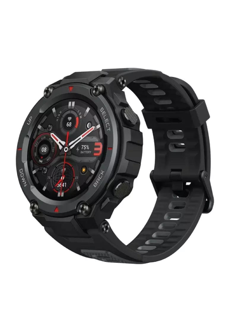 Buy Amazfit Amazfit T-Rex Pro Trex Pro 10 ATM Water-Resistance 1.3 inch HD AMOLED Color Screen Support Blood-oxygen Saturation Measurement Smartwatch Black (1 Year Amazfit Malaysia Warranty) Online | ZALORA Malaysia